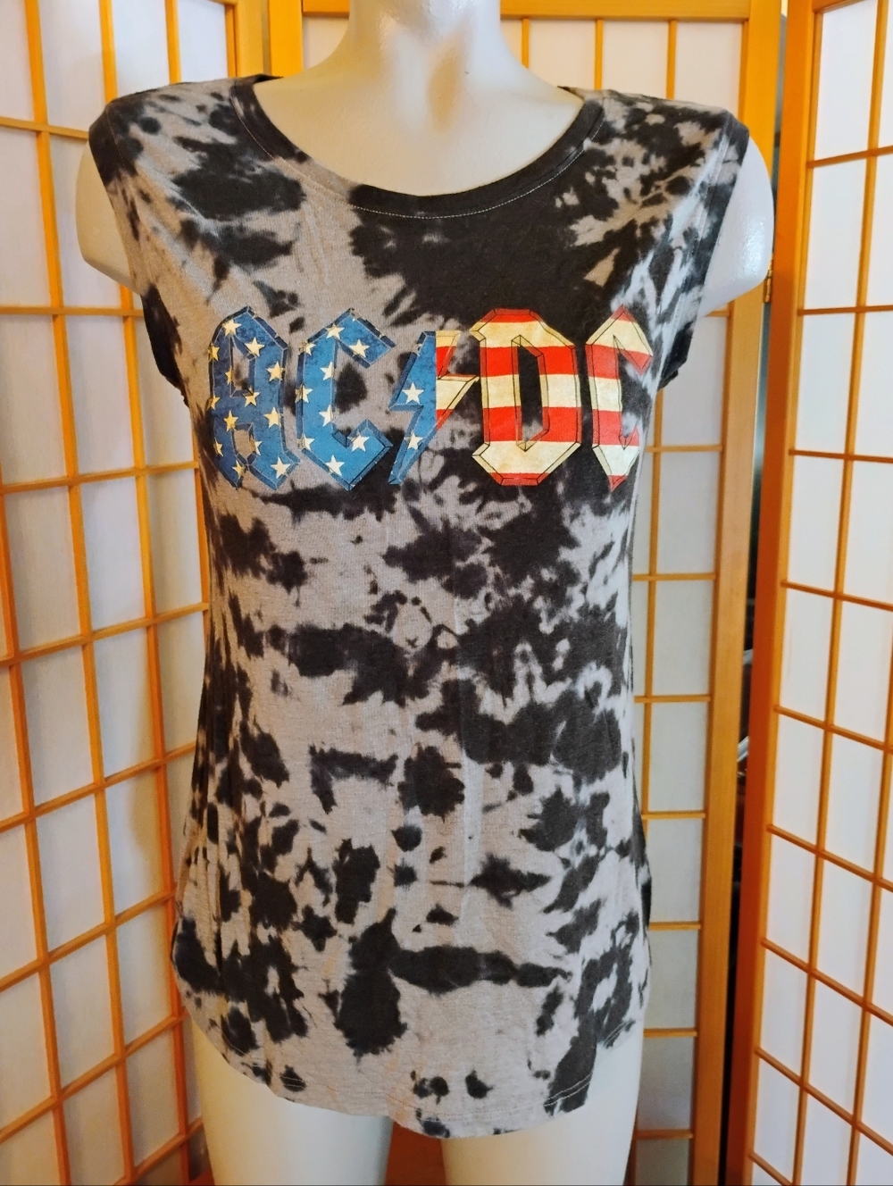 AC/DC  Sleeveless Shirt,  Medium